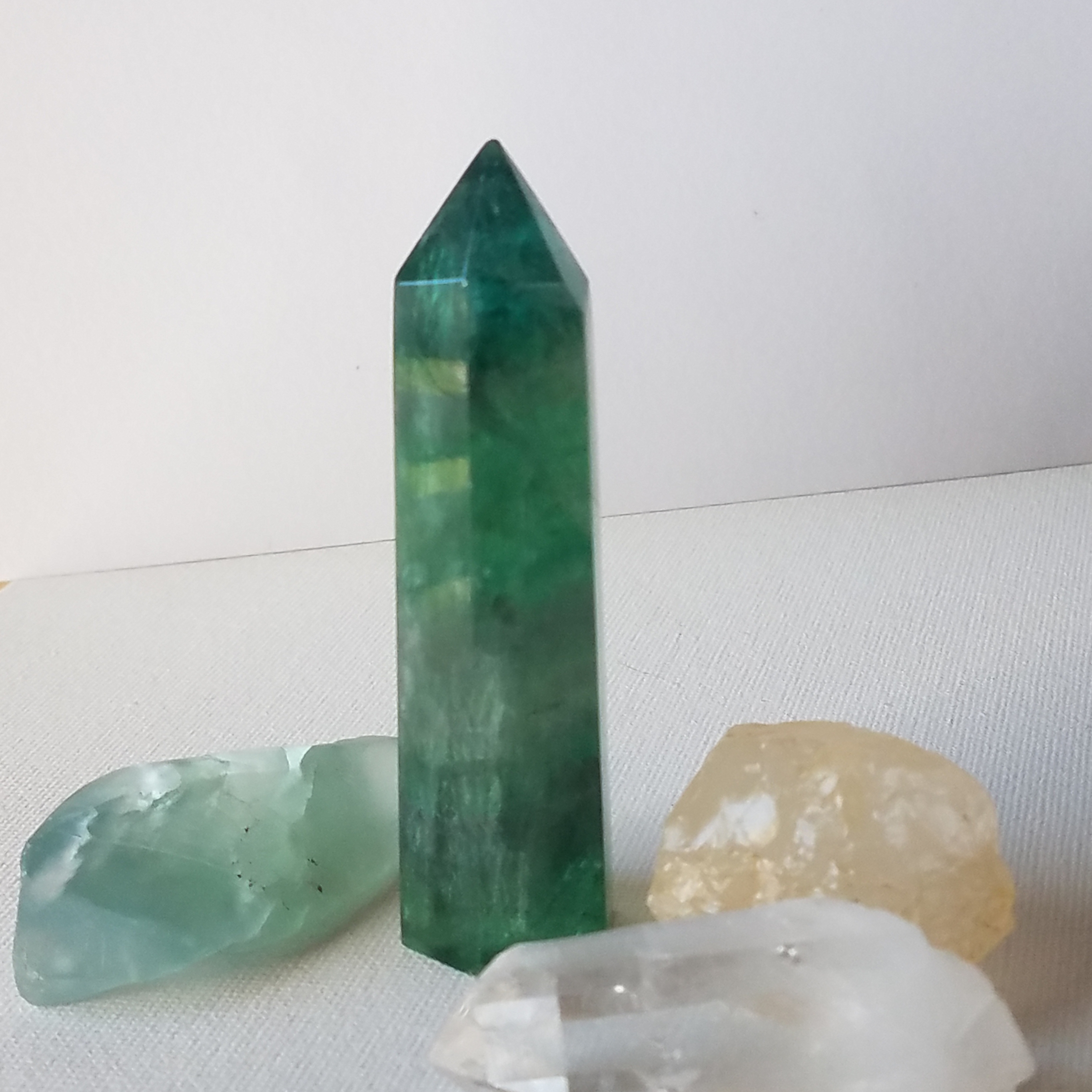 Emerald City Fluorite Tower