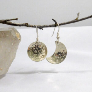 Sterling Silver Moon Earrings