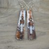 Quartz & Copper Drop Earrings