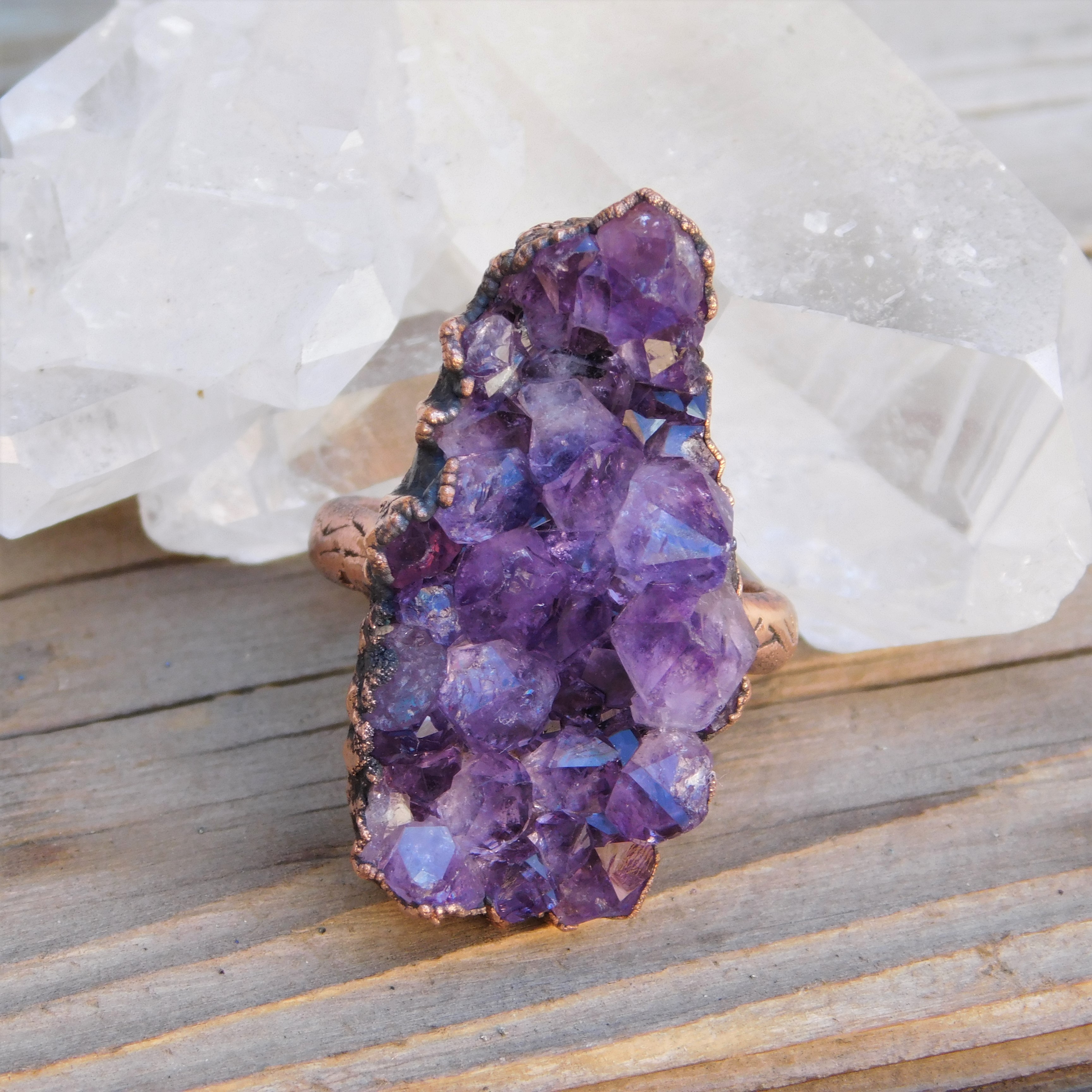 Amethsyt Ring by the Amethyst Moon