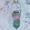 Fluorite & Sterling Silver Pendant by the Amethyst Moon