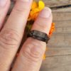 Tibetan Quartz Electroformed Ring by the Amethyst Moon