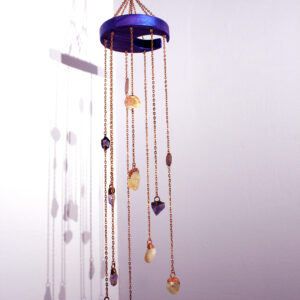 Amethyst & Citrine Gemstone Mobile
