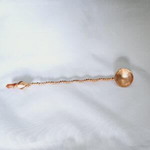 Copper Spoon with Carnelian Crystal