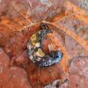 Mailigano Jasper Crescent Moon Necklace by the Amethyst Moon