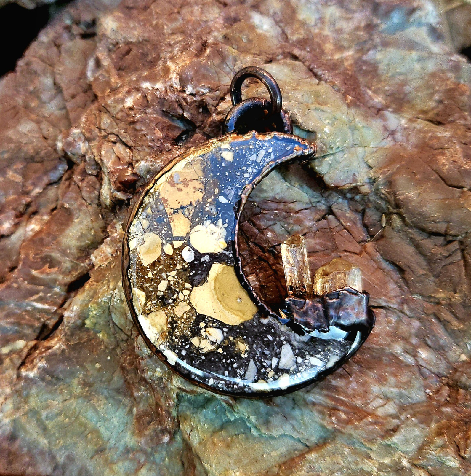 Jasper and Topaz Necklace