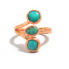 Turquoise and Copper Ring