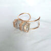 Quartz Point Copper Cuff Bracelet