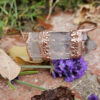 Quartz and Copper Statement Cuff Bracelet